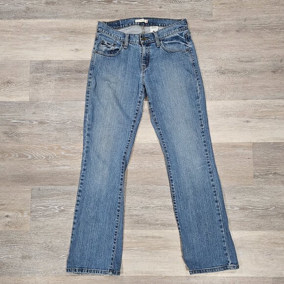 Levi’s Curvy Cut Bootcut Jeans Women’s Size 8M Medium Wash Stretch Denim - Picture 1 of 10